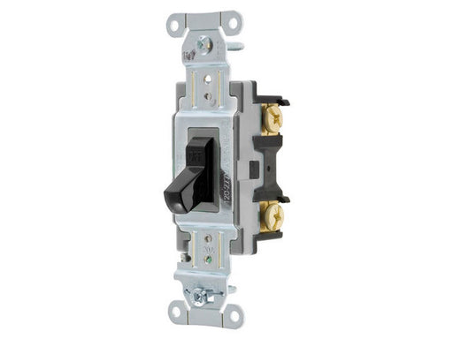 Bryant Switch Commercial Double-Pole 20A 120/277V Back And Side Wired Black (CSB220BBLK)