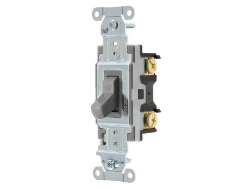 Bryant Switch Commercial Double-Pole 20A 120/277V Back And Side Wired Gray (CSB220BGRY)