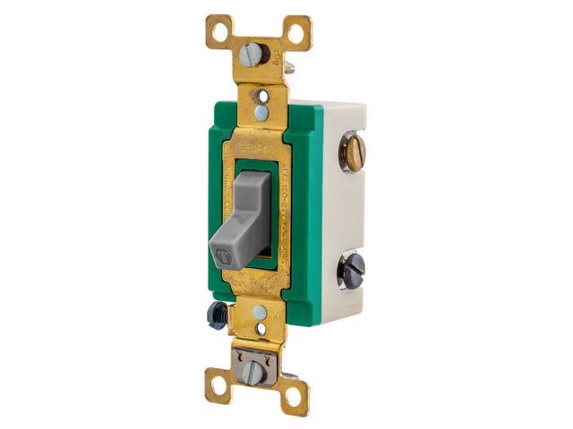 Bryant Switch Toggle 3-Way 30A 120/277V Gray (3003GRY)