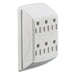 Bryant Tap Duplex To 6 Outlet 15A 125V White (RT600W)