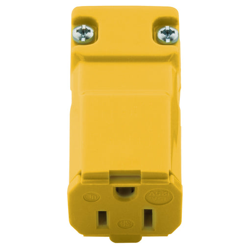 Bryant Valise Connector 15A 125V 5-15R Yellow (BRY5969Y)