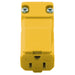 Bryant Valise Connector 15A 125V 5-15R Yellow (BRY5969Y)