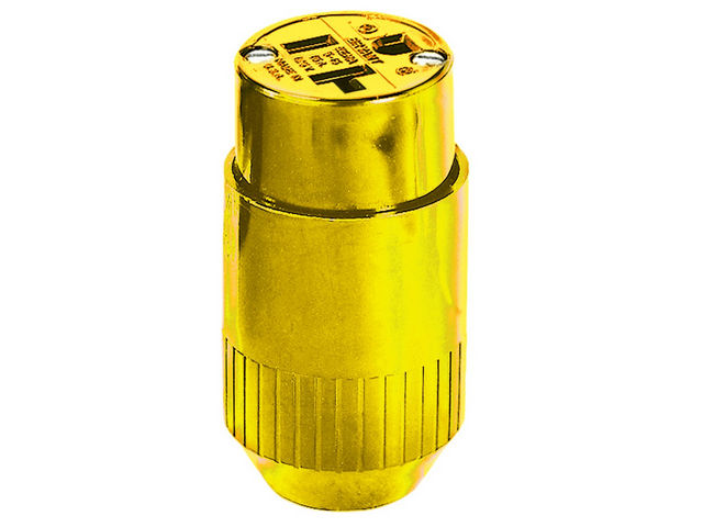 Bryant Valise Connector 20A 125V 5-20R Yellow (5369BY)