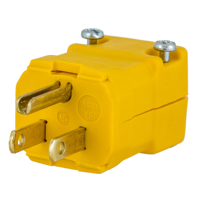 Bryant Valise Plug 15A 125V 5-15P Yellow (BRY5965Y)