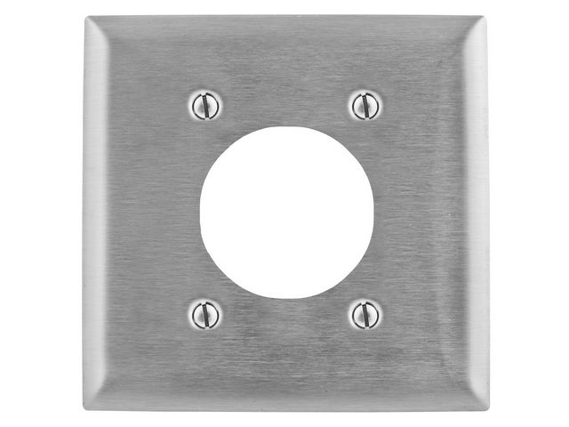 Bryant Wall Plate 2-Gang 2.15 Inch 4 Bolt 430 Stainless Steel (SS703L)