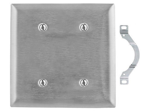 Bryant Wall Plate 2-Gang Blank Strap 430SS (SS24L)