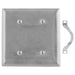 Bryant Wall Plate 2-Gang Blank Strap 430SS (SS24L)