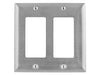 Bryant Wall Plate 2-Gang GFCI 430SS (SS262L)