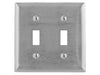 Bryant Wall Plate 2-Gang Switch 430 Stainless Steel (SS2L)