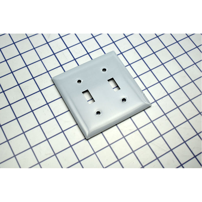 Bryant Wall Plate 2-Gang Switch 430 Stainless Steel (SS2L)
