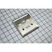 Bryant Wall Plate 2-Gang Switch 430 Stainless Steel (SS2L)