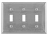 Bryant Wall Plate 3-Gang Switch 430 Stainless Steel (SS3L)