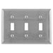 Bryant Wall Plate 3-Gang Switch 430 Stainless Steel (SS3L)