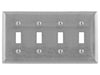 Bryant Wall Plate 4-Gang Switch 430 Stainless Steel (SS4L)