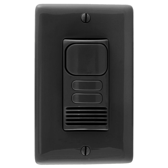 Bryant Wall Switch Vacancy Dual Technology 2 Relay 120/277V Black (MSD2001BK2)