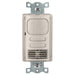 Bryant Wall Switch Vacancy Dual Technology 2 Relay 120/277V Light Almond (MSD2001LA2)