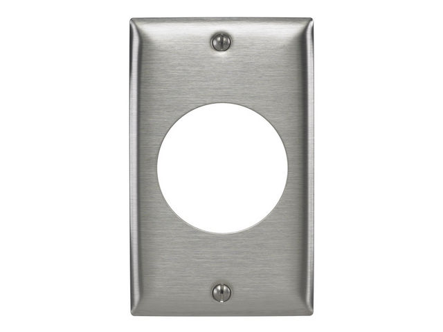 Bryant Wall Plate 1-Gang .625 Inch Stainless Steel (SS737)