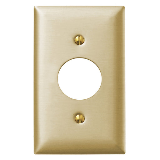 Bryant Wall Plate 1-Gang 1.40 Inch Opening Brass Plate (SBP7)