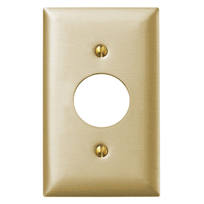 Bryant Wall Plate 1-Gang 1.40 Inch Opening Brass Plate (SBP7)