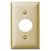 Bryant Wall Plate 1-Gang 1.40 Inch Opening Brass Plate (SBP7)