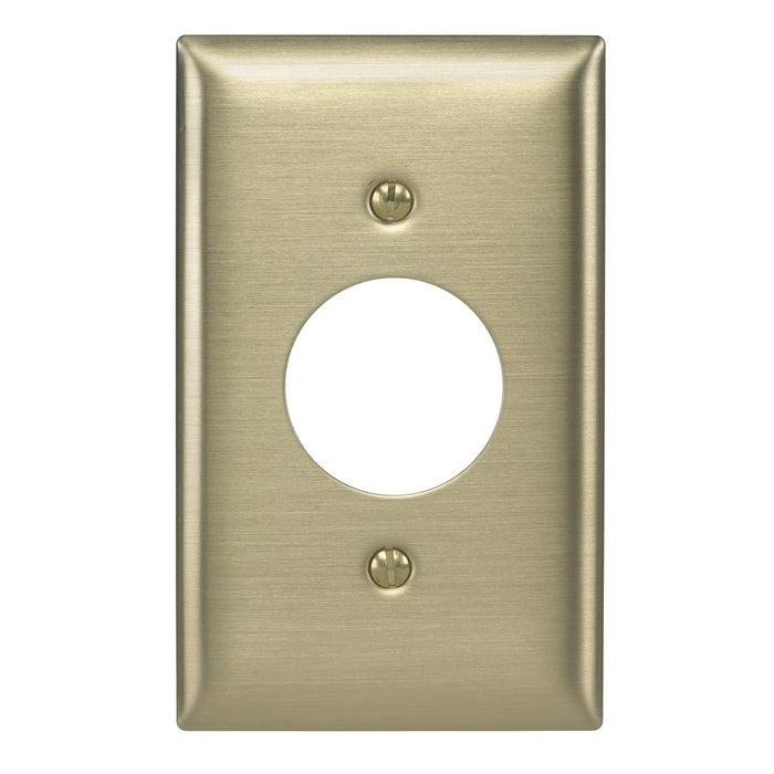 Bryant Wall Plate 1-Gang 1.40 Inch Opening Brass (SB7)