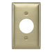 Bryant Wall Plate 1-Gang 1.40 Inch Opening Brass (SB7)