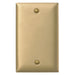 Bryant Wall Plate 1-Gang Blank Brass Box (SB13)