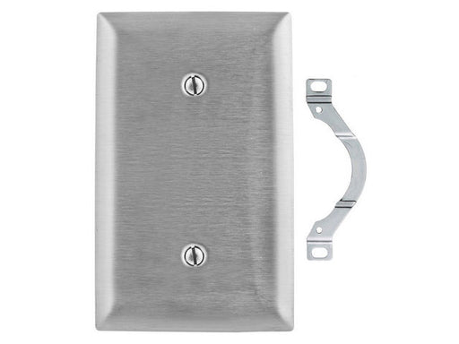 Bryant Wall Plate 1-Gang Blank Strap 430SS (SS14L)