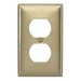 Bryant Wall Plate 1-Gang Duplex Brass (SB8)