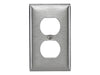 Bryant Wall Plate 1-Gang Duplex Receptacles 430 Stainless Steel (SS8L)