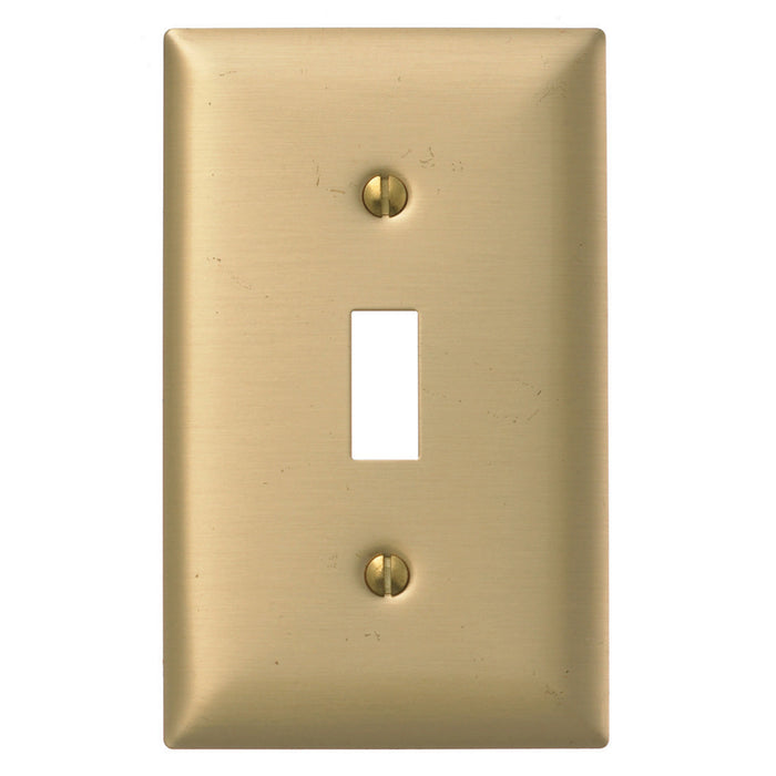 Bryant Wall Plate 1-Gang Toggle Opening Brass (SB1)