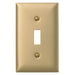 Bryant Wall Plate 1-Gang Toggle Opening Brass (SB1)