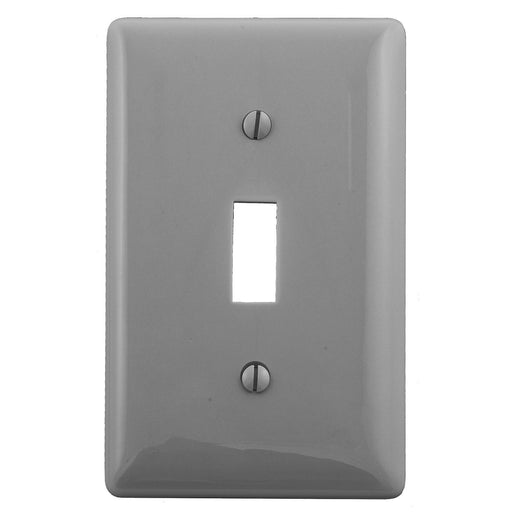 Bryant Polycarbonate Wall Plate 1-Gang Toggle Gray (P1GY)