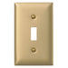 Bryant Wall Plate 1-Gang Toggle Brass Plate (SBP1)