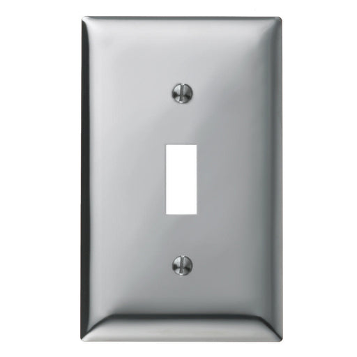 Bryant Wall Plate 1-Gang Toggle Chrome Plated (SCH1)