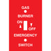 Bryant Wall Plate 1-Gang Toggle Emergency Gas (S2271GEM)