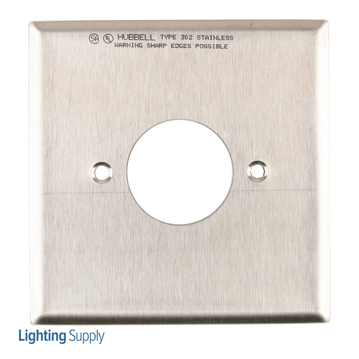 Bryant Wall Plate 2-Gang/1 1.60 Inch Stainless Steel (SS749)