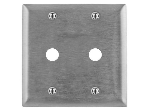 Bryant Wall Plate 2-Gang 2) .64 Inch Stainless Steel (SS22)