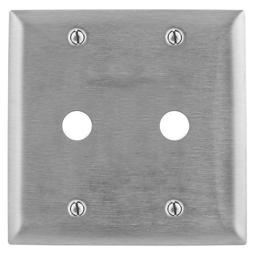 Bryant Wall Plate 2-Gang 2) .64 Inch Stainless Steel (SS22)