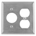 Bryant Wall Plate 2-Gang Duplex/1.60 Inch Stainless Steel (SS8720)