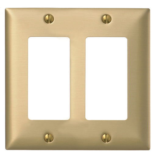 Bryant Wall Plate 2-Gang GFCI Brass Plate (SBP262)