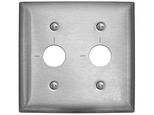 Bryant Wall Plate 2-Gang RKL Engraved Mark Stainless Steel (SS22RKLM)