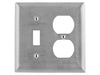 Bryant Wall Plate 2-Gang Switch/Duplex/Duplex 430SS (SS18L)