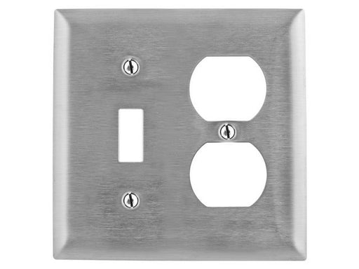 Bryant Wall Plate 2-Gang Switch/Duplex/Duplex 430SS (SS18L)