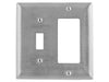 Bryant Wall Plate 2-Gang Switch/GFCI 430SS (SS126L)