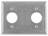 Bryant Wall Plate 3-Gang 1.60 Inch/BLNK/1.60 Inch Stainless Steel (SS320)