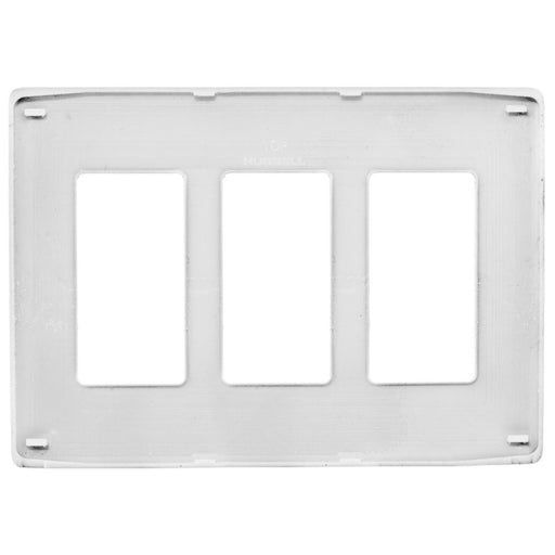 Bryant Wall Plate 3-Gang Decorator Snap-On White (NPS263W)