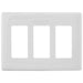 Bryant Wall Plate 3-Gang Decorator Snap-On White (NPS263W)