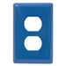 Bryant Wall Plate Mid-Size 1-Gang 1 Duplex Blue (PJ8BL)
