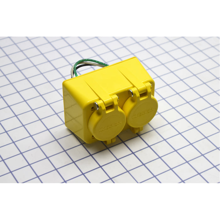 Bryant Watertight 15A/125V 5-15 Duplex Receptacle (BRY60W47D)